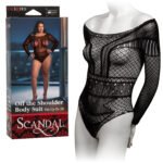 Scandal Plus Size Off the Shoulder Body Suit - Plus Size - Black - Image 4