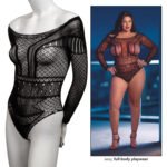 Scandal Plus Size Off the Shoulder Body Suit - Plus Size - Black - Image 8