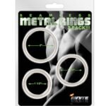 Seamless Metal Rings - 3 Pack