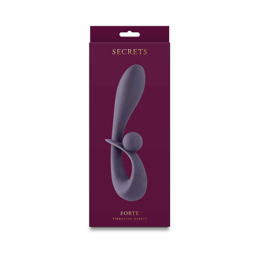 secrets-forte-vibrating-rabbit-gray Secrets Forte Vibrating Rabbit Gray - Image 1