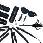SEI MIO Complete Surrender Bed Tether Restraint Set – Black - Image 2