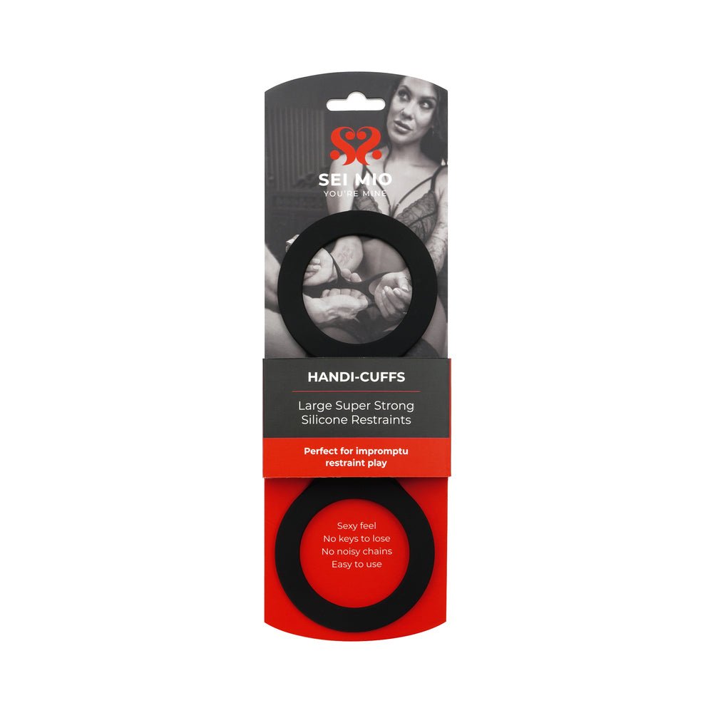 sei-mio-handi-cuffs-large-super-strong-silicone-restraint-cuffs SEI MIO Handi-Cuffs Large Super Strong Silicone Restraint Cuffs - Image 1