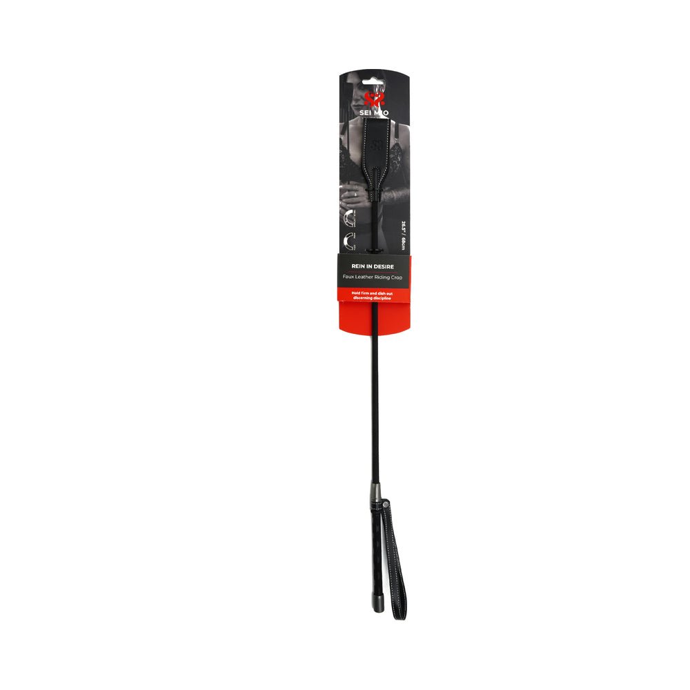 sei-mio-rein-in-desire-faux-leather-riding-crop SEI MIO Rein in Desire Faux Leather Riding Crop - Image 1