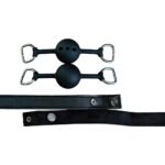 SEI MIO Silent Authority Progressive Interchangeable Ball Gag Set – Black - Image 2