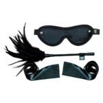 SEI MIO Strict Tease Ribbon Ties, Blindfold and Tickler Kit - Image 2