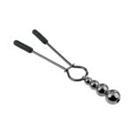 Selopa Beaded Nipple Clamps Stainless Steel Black Chrome - Image 4