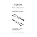 Selopa Beaded Nipple Clamps Stainless Steel Black Chrome - Image 6