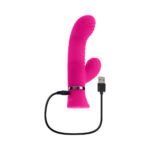 Selopa Next Wave Rechargeable Vibrating Dual Stimulator Silicone Pink - Image 7