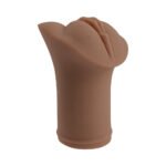 Selopa Pocket Pleaser Stroker – Brown, TPE, Waterproof - Image 5