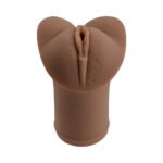 Selopa Pocket Pleaser Stroker – Brown, TPE, Waterproof - Image 6