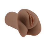 Selopa Pocket Pleaser Stroker – Brown, TPE, Waterproof - Image 8