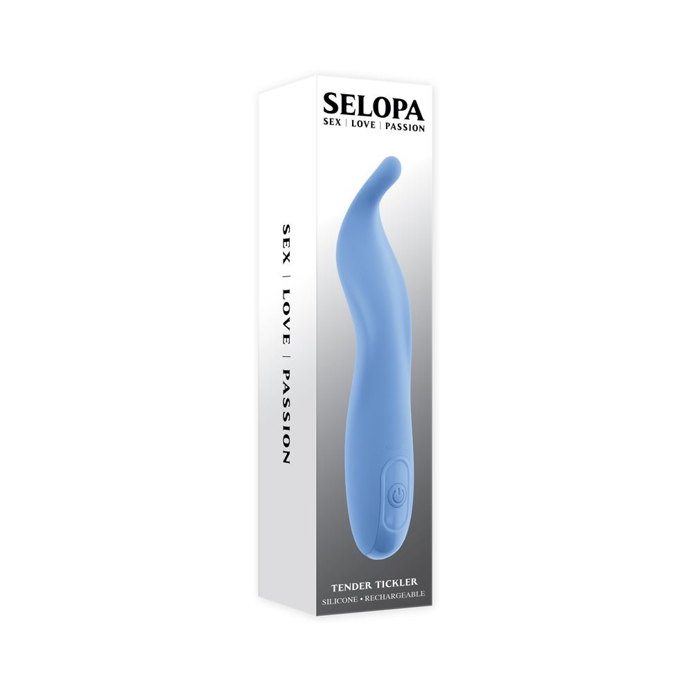 selopa-tender-tickler-rechargeable-vibrator-silicone-blue Selopa Tender Tickler Rechargeable Vibrator Silicone Blue - Image 1