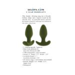 Selopa The Colonel Green Rechargeable Vibrating Anal Plug – Phthalate-Free Silicone - Image 9