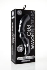 Sensuelle Homme Pro 10 Function 3 Speed Massager - Black