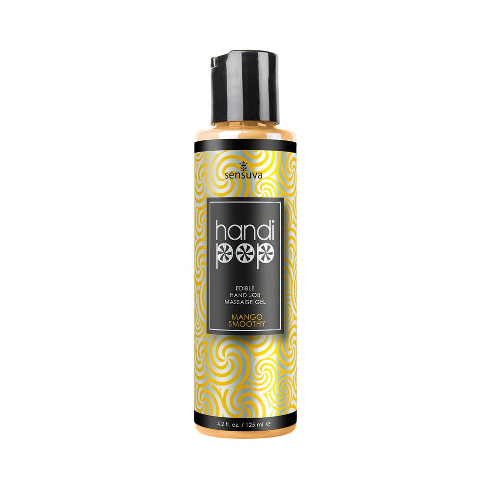 sensuva-handipop-edible-hand-job-massage-gel-mango-smoothy-42-oz Sensuva HandiPop Edible Hand Job Massage Gel Mango Smoothy 4.2 oz. - Image 1