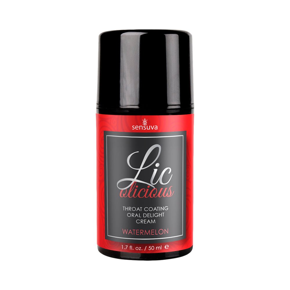 sensuva-lic-o-licious-throat-coating-oral-delight-cream-watermelon-17-oz Sensuva Lic-o-licious Throat Coating Oral Delight Cream Watermelon 1.7 oz. - Image 1