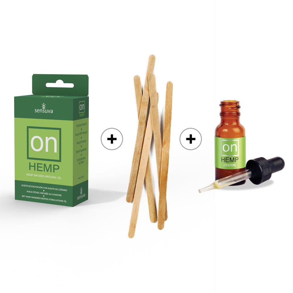 sensuva-on-hemp-arousal-oil-5ml-medium-box-12-piece-testersticks-refill-kit Sensuva ON Hemp Arousal Oil 5ml Medium Box 12 Piece + Tester/Sticks Refill Kit - Image 1