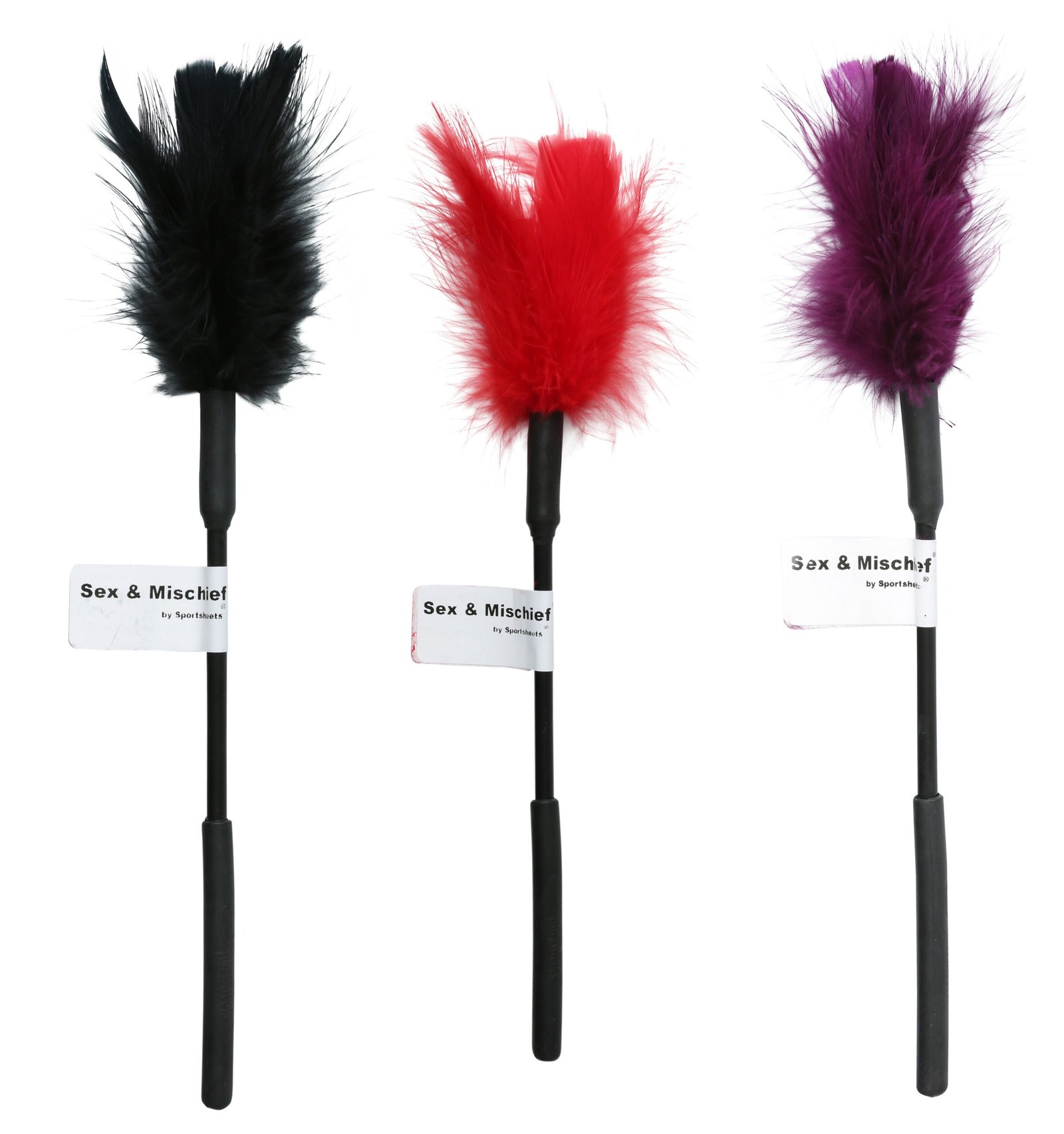 sex-and-mischief-feather-ticklers-18-piece-display-assorted-colors Sex and Mischief Feather Ticklers - 18 Piece Display - Assorted Colors - Image 1