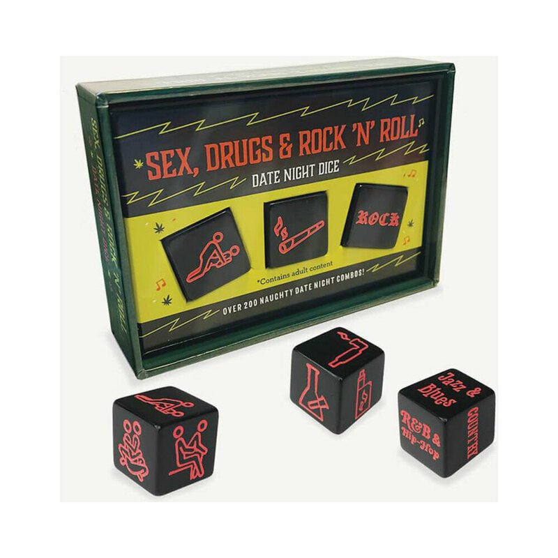 sex-drugs-rock-n-roll-date-night-dice-game Sex, Drugs & Rock n Roll Date Night Dice Game - Image 1