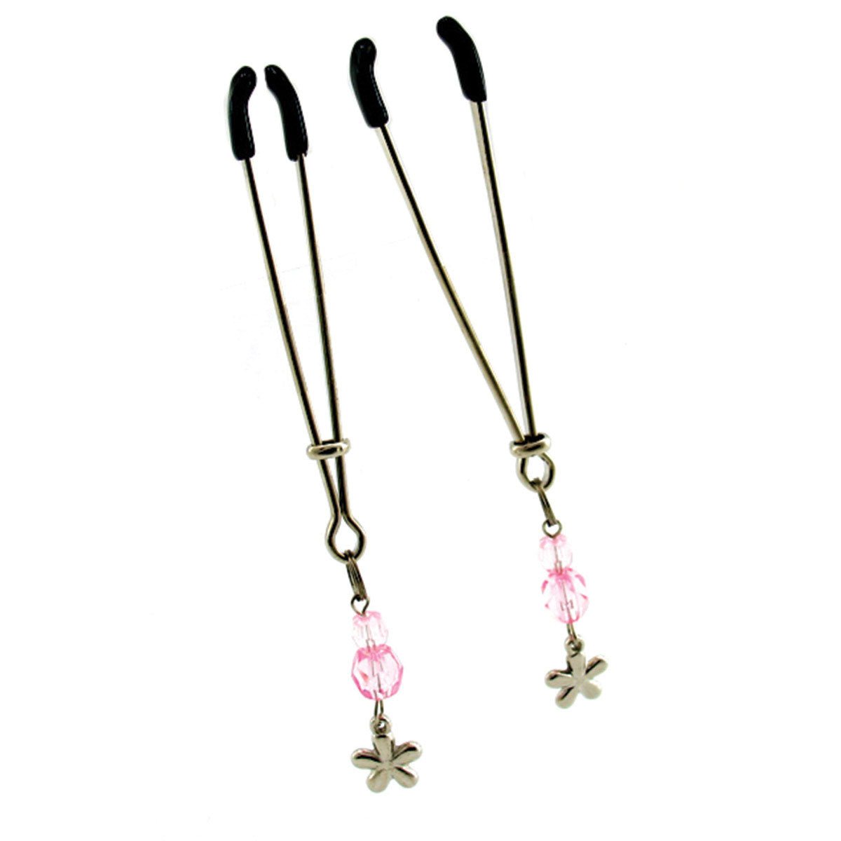 sex-kitten-tweezer-clamps-pink-flower Sex Kitten Tweezer Clamps Pink Flower - Image 1