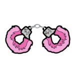 Wood Rocket Fuzzy Handcuff Sex Toy Pin – Assorted Colors - Image 2