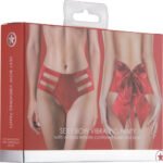 Sexy Bow Vibrating Panty - Red - Image 5