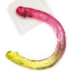Shades - 17 Inch Double Dong - Pink and Yellow