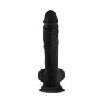 Shaft Model A 10.5 in. Liquid Silicone Dong with Balls Black - Image 3