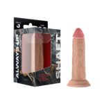Shaft Model J: 5.5 in. Dual Density Silicone Dildo Pine