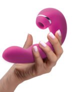 Shegasm 5 Star 10x Tapping G-Spot Vibe With Suction - Pink - Image 2