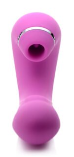 Shegasm 5 Star 10x Tapping G-Spot Vibe With Suction - Pink - Image 3