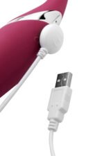 Shegasm Intense 2 in 1 Clit Stimulator - Pink - Image 6