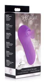 Shegasm Petite Focused Clitoral Stimulator - Purple - Image 4
