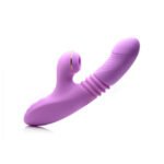 Shegasm Thrusting Suction Rabbit Vibrator – Purple - Image 2