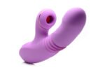 Shegasm Thrusting Suction Rabbit Vibrator – Purple - Image 3