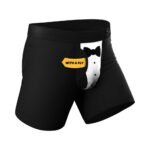 Shinesty The 009 Black Tuxedo Ball Hammock Pouch Underwear with Fly – Small - Image 2