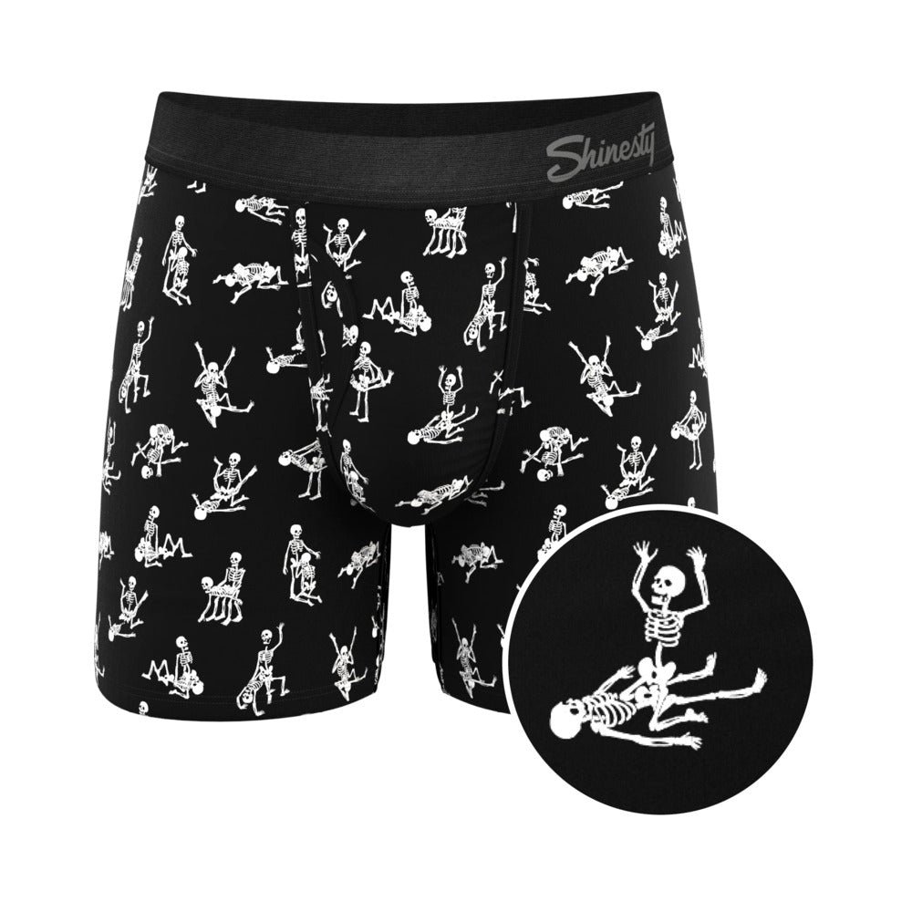 shinesty-the-bare-back-bones-glow-in-the-dark-skeletons-ball-hammock-pouch-underwear-with-fly-l Shinesty The Bare Back Bones Glow-in-the-Dark Skeletons Ball Hammock Pouch Underwear with Fly L - Image 1