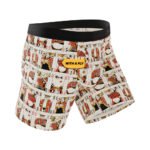 Shinesty The Bottomless Blackjack Vintage Playing Cards Ball Hammock Pouch Underwear – Multi-Color - Image 3