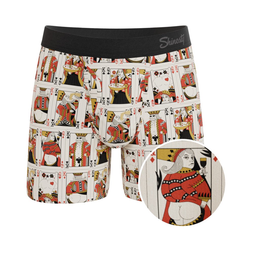 shinesty-the-bottomless-blackjack-vintage-playing-cards-ball-hammock-pouch-underwear-with-fly-m Shinesty The Bottomless Blackjack Vintage Playing Cards Ball Hammock Pouch Underwear with Fly M - Image 1