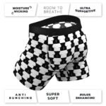Shinesty The Chest Mate Checkered Ball Hammock Pouch Underwear with Fly M - Image 5
