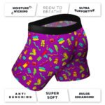 Shinesty The Naughty Bears Gummy Bear Ball Hammock Pouch Underwear with Fly – 2XL - Image 3