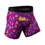 Shinesty The Naughty Bears Gummy Bear Ball Hammock Pouch Underwear – Purple, Size L - Image 2