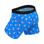 Shinesty The Popsicle Stick Apex USA Ball Hammock Pouch Underwear – Blue - Image 3