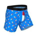 Shinesty The Popsicle Stick Apex USA Ball Hammock Pouch Underwear – Blue - Image 2