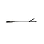 Short Riding Crop Slim Tip (20") - BLACK