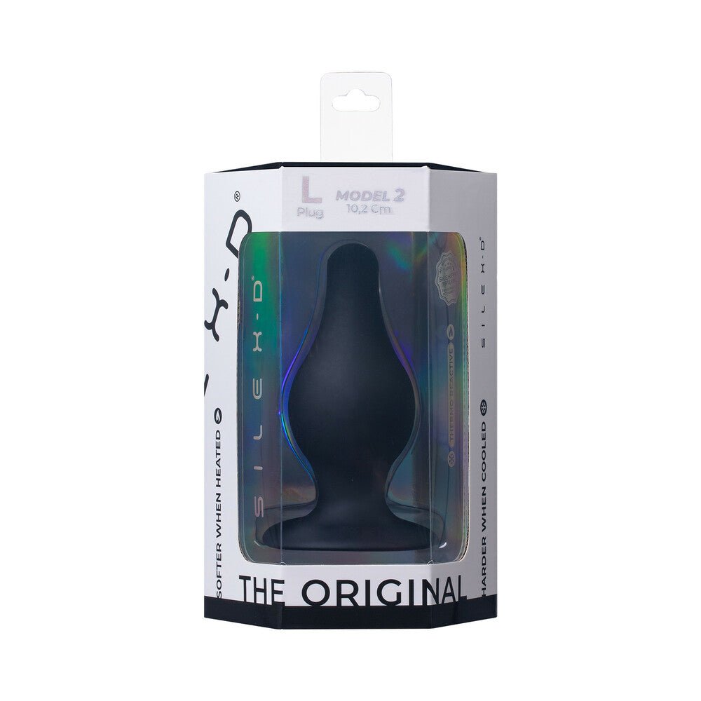 silex-d-the-original-model-2-plug-4-in-black-large SILEX-D The Original Model 2 Plug 4 in. Black Large - Image 1
