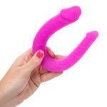 Silicone Double Dong Ac/dc Dong - Pink - Image 4