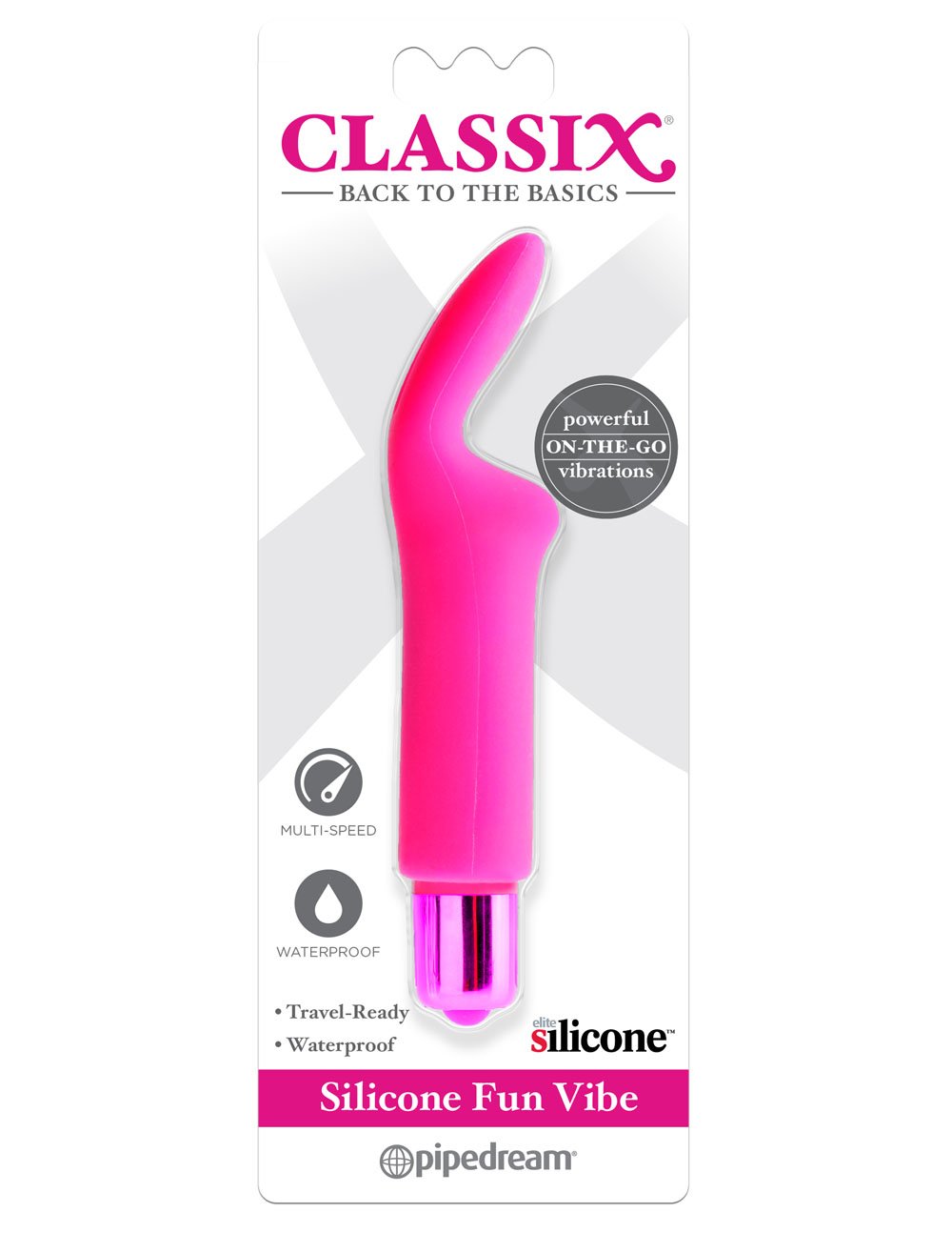 silicone-fun-vibe-pink Silicone Fun Vibe - Pink - Image 1