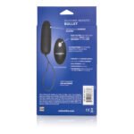 Silicone Remote Bullet Vibrator – Black, Waterproof, Wireless Remote - Image 4