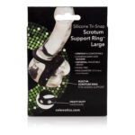 Silicone Tri-Snap Scrotum Support Ring – Large, Black - Image 4